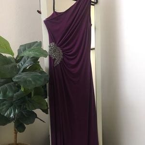 David meister purple dress